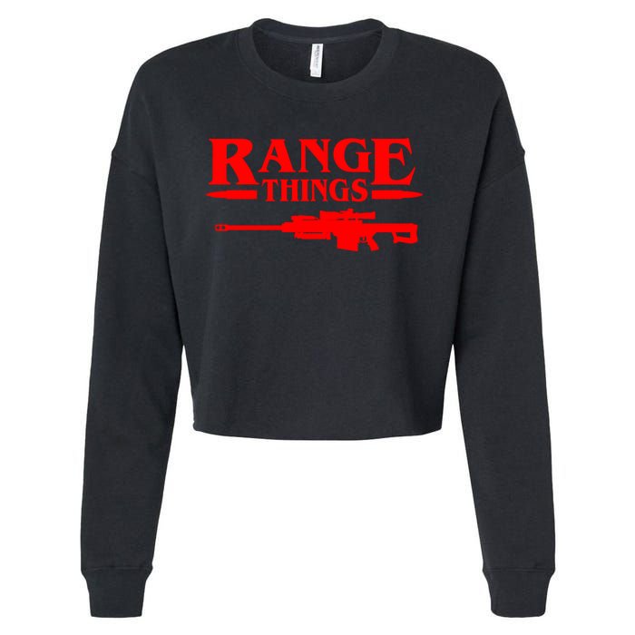 Range Things Cropped Pullover Crew