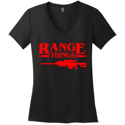 Range Things Women's V-Neck T-Shirt