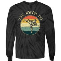 Retro Taekwondo Tie-Dye Long Sleeve Shirt