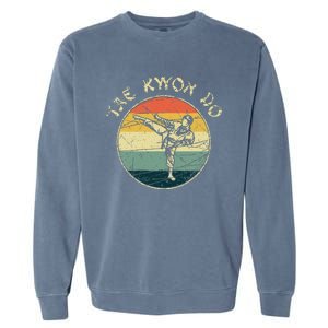 Retro Taekwondo Garment-Dyed Sweatshirt