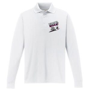 Ready To Rock This Year Funny Back To School Graphic Guitar Performance Long Sleeve Polo