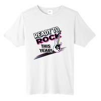 Ready To Rock This Year Funny Back To School Graphic Guitar Tall Fusion ChromaSoft Performance T-Shirt