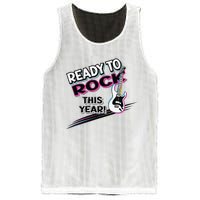 Ready To Rock This Year Funny Back To School Graphic Guitar Mesh Reversible Basketball Jersey Tank