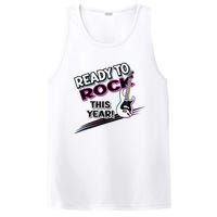 Ready To Rock This Year Funny Back To School Graphic Guitar PosiCharge Competitor Tank