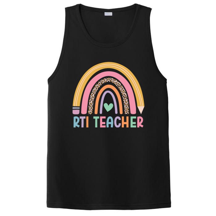 Rti Teacher Rainbow Back To School PosiCharge Competitor Tank