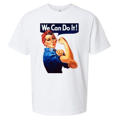 Rosie The Riveter Poster We Can Do It Feminist Retro Sueded Cloud Jersey T-Shirt