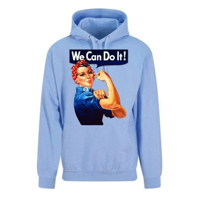 Rosie The Riveter Poster We Can Do It Feminist Retro Unisex Surf Hoodie