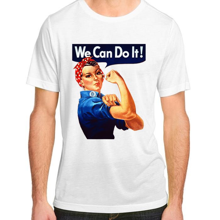 Rosie The Riveter Poster We Can Do It Feminist Retro Adult ChromaSoft Performance T-Shirt