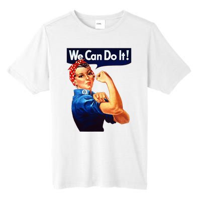 Rosie The Riveter Poster We Can Do It Feminist Retro Tall Fusion ChromaSoft Performance T-Shirt