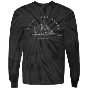 Raise Them Rural Outdoorsy Life Tie-Dye Long Sleeve Shirt