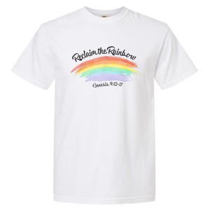 Reclaim The Rainbow 9.13 17 Bible Verse Christian Garment-Dyed Heavyweight T-Shirt