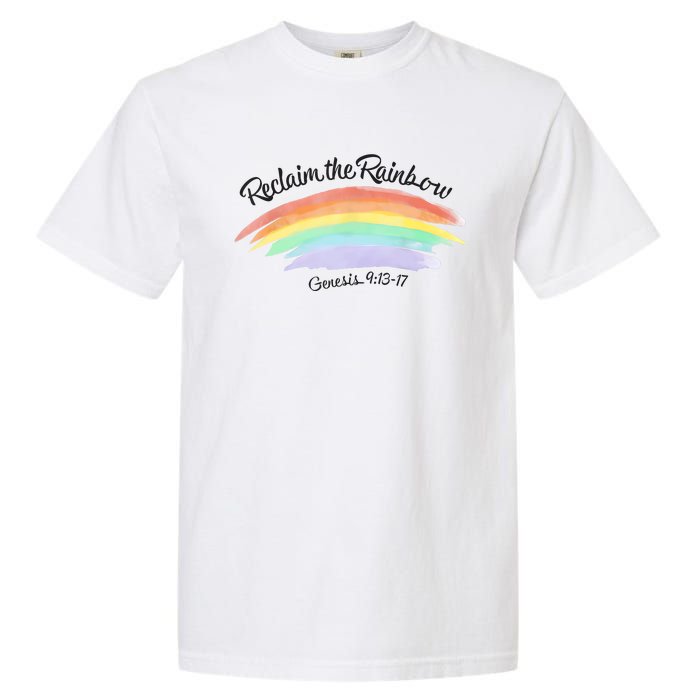 Reclaim The Rainbow 9.13 17 Bible Verse Christian Garment-Dyed Heavyweight T-Shirt