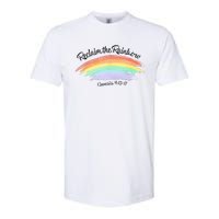 Reclaim The Rainbow 9.13 17 Bible Verse Christian Softstyle CVC T-Shirt