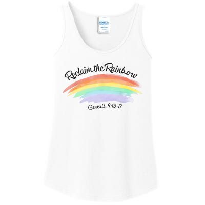 Reclaim The Rainbow 9.13 17 Bible Verse Christian Ladies Essential Tank