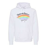 Reclaim The Rainbow 9.13 17 Bible Verse Christian Premium Hoodie