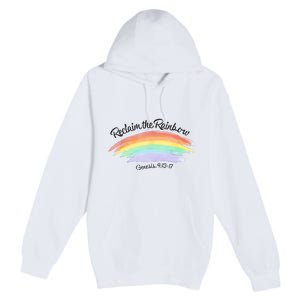 Reclaim The Rainbow 9.13 17 Bible Verse Christian Premium Pullover Hoodie