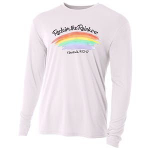 Reclaim The Rainbow 9.13 17 Bible Verse Christian Cooling Performance Long Sleeve Crew