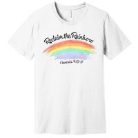 Reclaim The Rainbow 9.13 17 Bible Verse Christian Premium T-Shirt