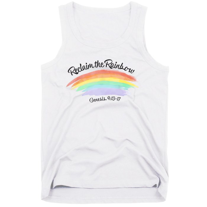 Reclaim The Rainbow 9.13 17 Bible Verse Christian Tank Top