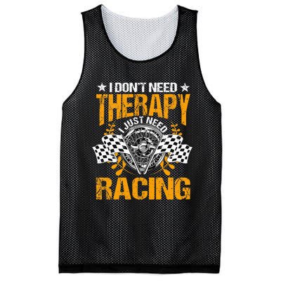 Racing Therapy Racer Race Track Racetrack Racers Raceday Mesh Reversible Basketball Jersey Tank