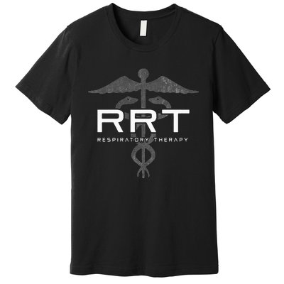 Respiratory Therapy RRT Front Back Respiratory Care Premium T-Shirt