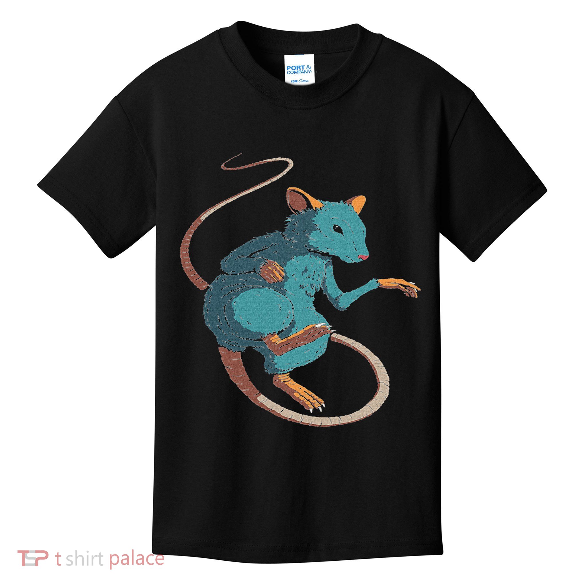 Rat Tail Rodent Walking Mouse Rat Owner Rat Lover Kids T-Shirt