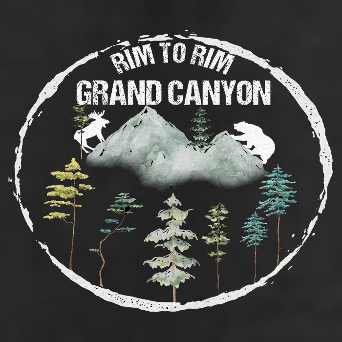 Rim To Rim R2R 2022 Grand Canyon National Park Arizona Travel Lover Camping 7 Panel Mesh Trucker Snapback Hat