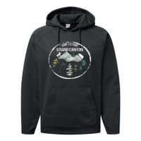 Rim To Rim R2R 2022 Grand Canyon National Park Arizona Travel Lover Camping Performance Fleece Hoodie