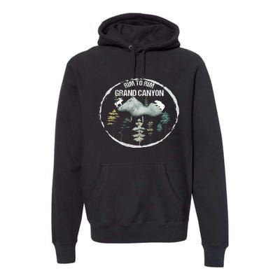 Rim To Rim R2R 2022 Grand Canyon National Park Arizona Travel Lover Camping Premium Hoodie