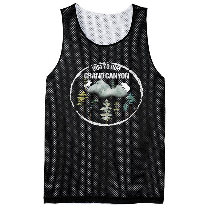 Rim To Rim R2R 2022 Grand Canyon National Park Arizona Travel Lover Camping Mesh Reversible Basketball Jersey Tank