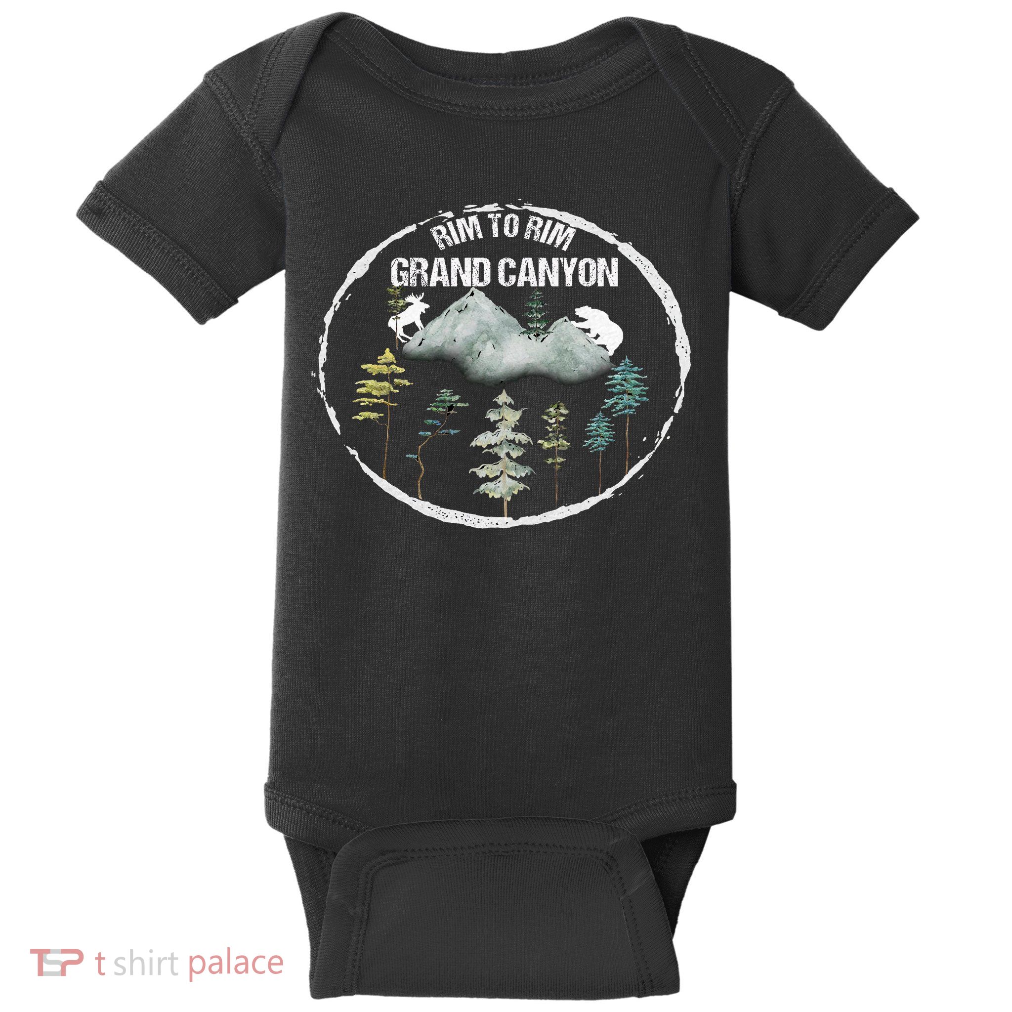 Rim To Rim R2R 2022 Grand Canyon National Park Arizona Travel Lover Camping Baby Bodysuit