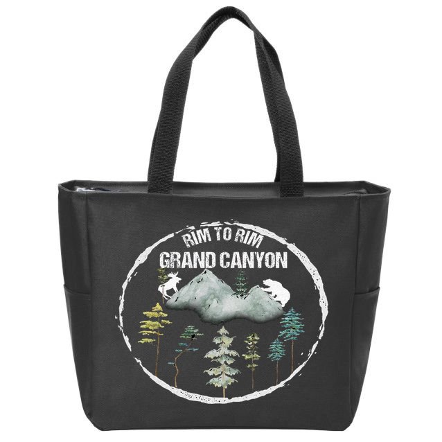Rim To Rim R2R 2022 Grand Canyon National Park Arizona Travel Lover Camping Zip Tote Bag