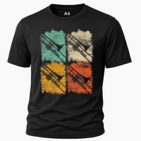 Retro Trombone Cooling Performance Crew T-Shirt