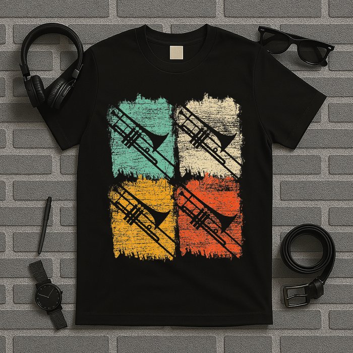 Retro Trombone T-Shirt