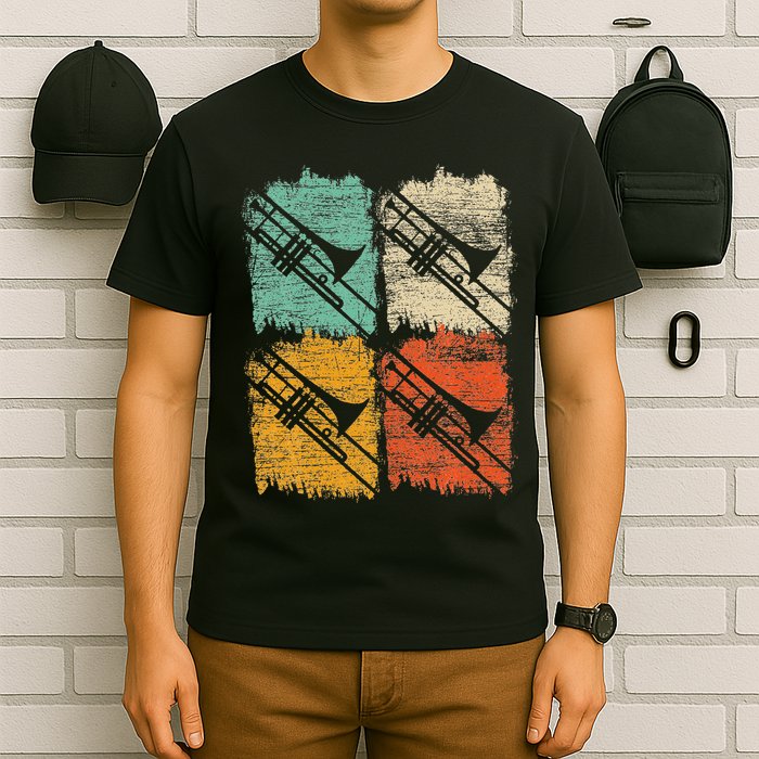 Retro Trombone T-Shirt
