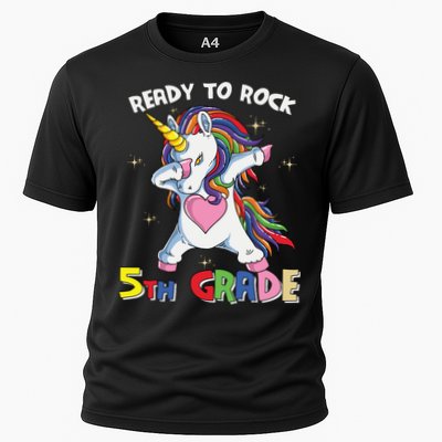Ready To Rock 5th Grade Unicorn Graphic Plus Size Shirt For Teacher Kids Performance Shirt