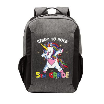 Ready To Rock 5th Grade Unicorn Graphic Plus Size Shirt For Teacher Kids Vector Backpack