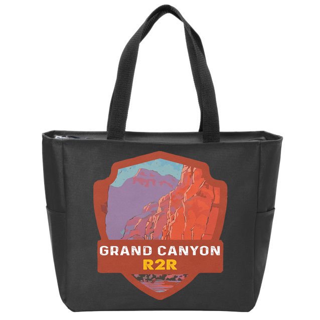 Rim To Rim R2R 2022 Grand Canyon National Park Arizona Travel Lover Camping Zip Tote Bag