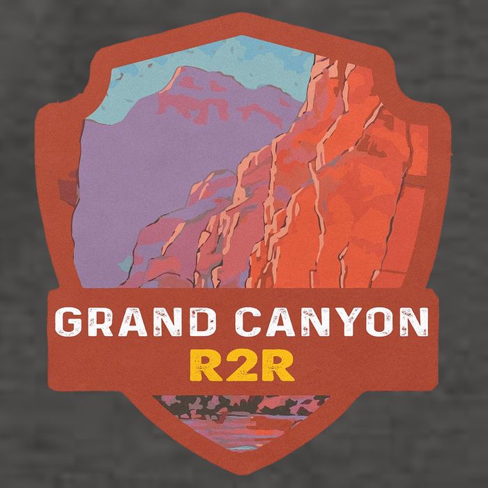 Rim To Rim R2R 2022 Grand Canyon National Park Arizona Travel Lover Camping Vector Backpack