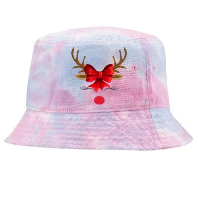 Rudolph The Red Nose Reindeer Christmas Cute Gift Tie-Dyed Bucket Hat