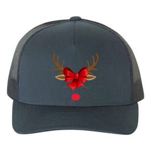 Rudolph The Red Nose Reindeer Christmas Cute Gift Yupoong Adult 5-Panel Trucker Hat