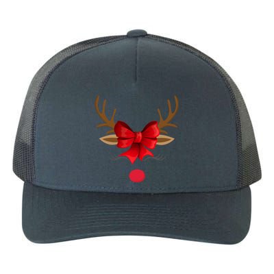 Rudolph The Red Nose Reindeer Christmas Cute Gift Yupoong Adult 5-Panel Trucker Hat