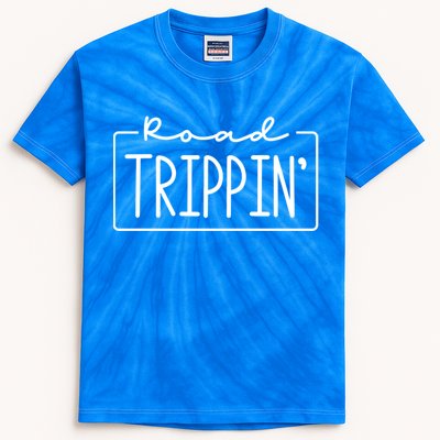 Road Trippin Road Trip Travel Road Tripping Trip Meaningful Gift Kids Tie-Dye T-Shirt