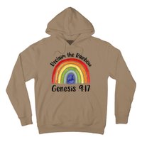 Reclaim The Rainbow Jesus Lover Christian Proverb Hoodie