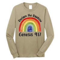 Reclaim The Rainbow Jesus Lover Christian Proverb Long Sleeve Shirt