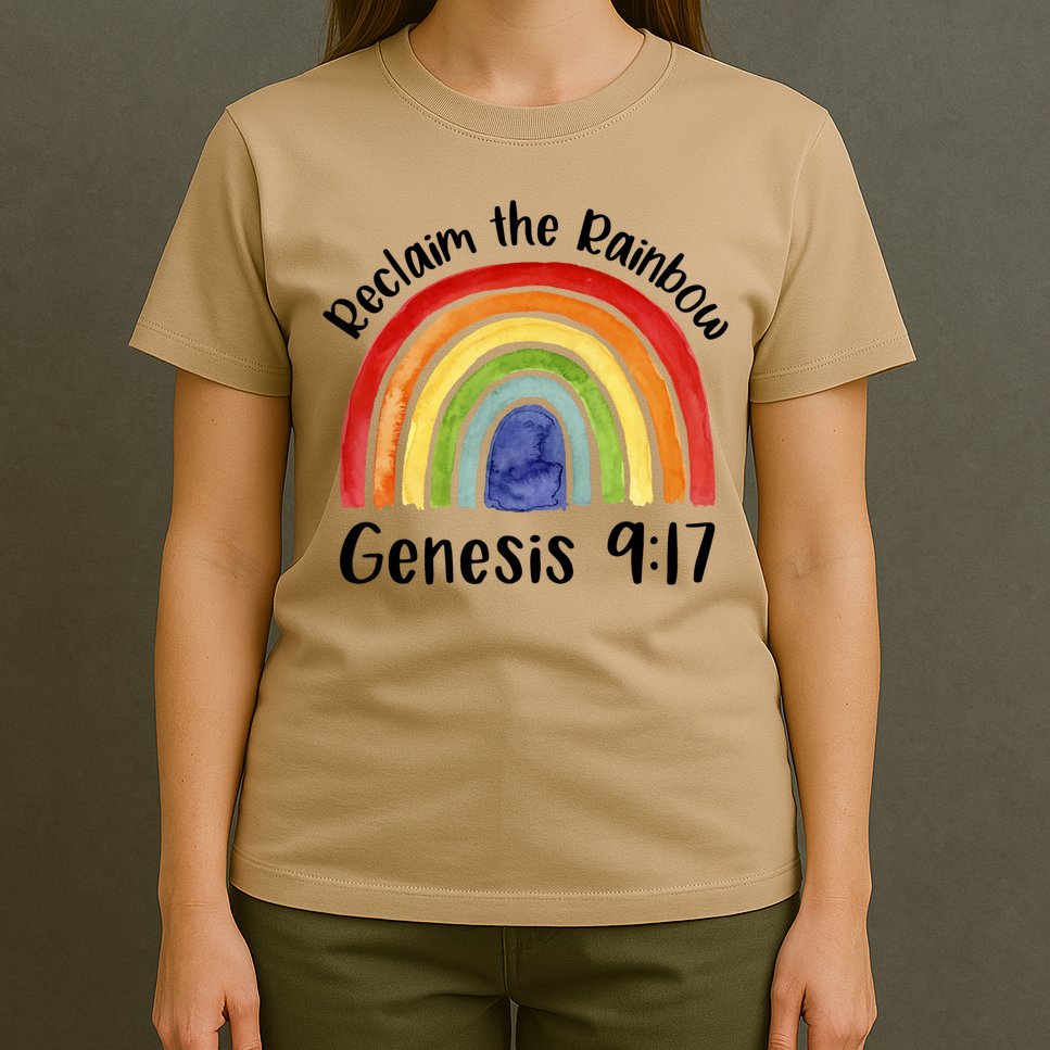 Reclaim The Rainbow Jesus Lover Christian Proverb T-Shirt