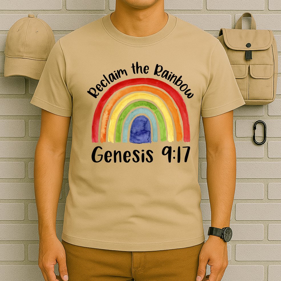 Reclaim The Rainbow Jesus Lover Christian Proverb T-Shirt