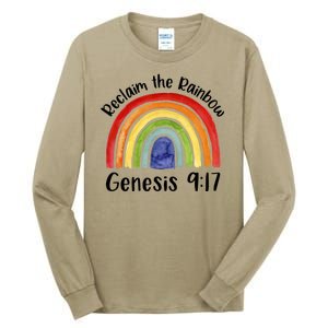 Reclaim The Rainbow Jesus Lover Christian Proverb Tall Long Sleeve T-Shirt