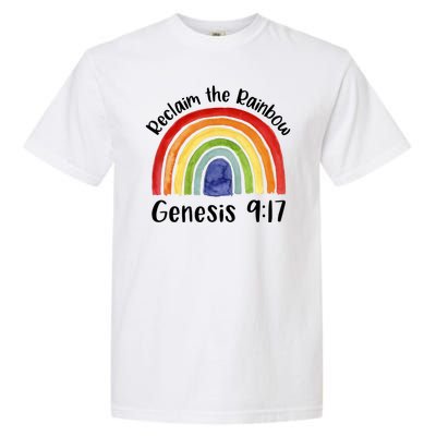 Reclaim The Rainbow Jesus Lover Christian Proverb Garment-Dyed Heavyweight T-Shirt