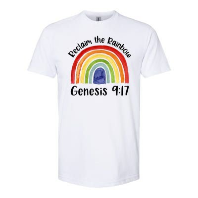 Reclaim The Rainbow Jesus Lover Christian Proverb Softstyle CVC T-Shirt